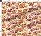Vintage Retro Yellow Summer Pie County Fair Watercolor Sugar Dessert Bakery Pastries Nostalgia Cherry Butter Large Scale Lemon Plate Custom Printed Fabric by Spoonflower Various Fabrics by the Yard or Fat Quarter